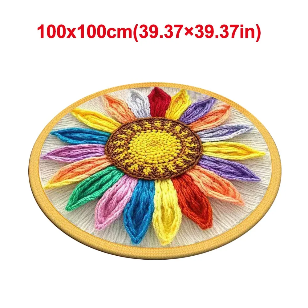 60x60 см хрустальный бархатный напольный коврик 100x100 см Нескользящий напольный ковер для ванной комнаты впитывающее мягкое одеяло