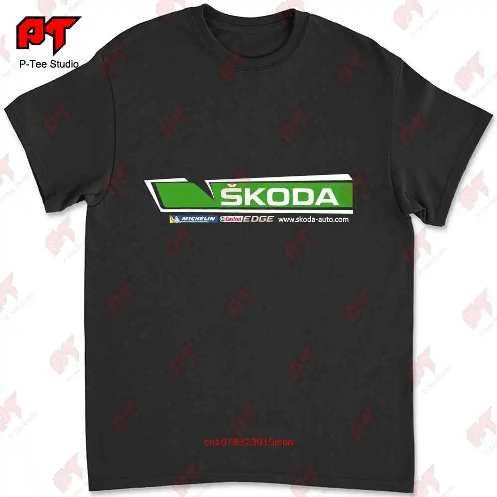 Футболка для Skoda Motorsport Rally Fabia Wrc S2000 гоночный спортивный автомобиль 2018