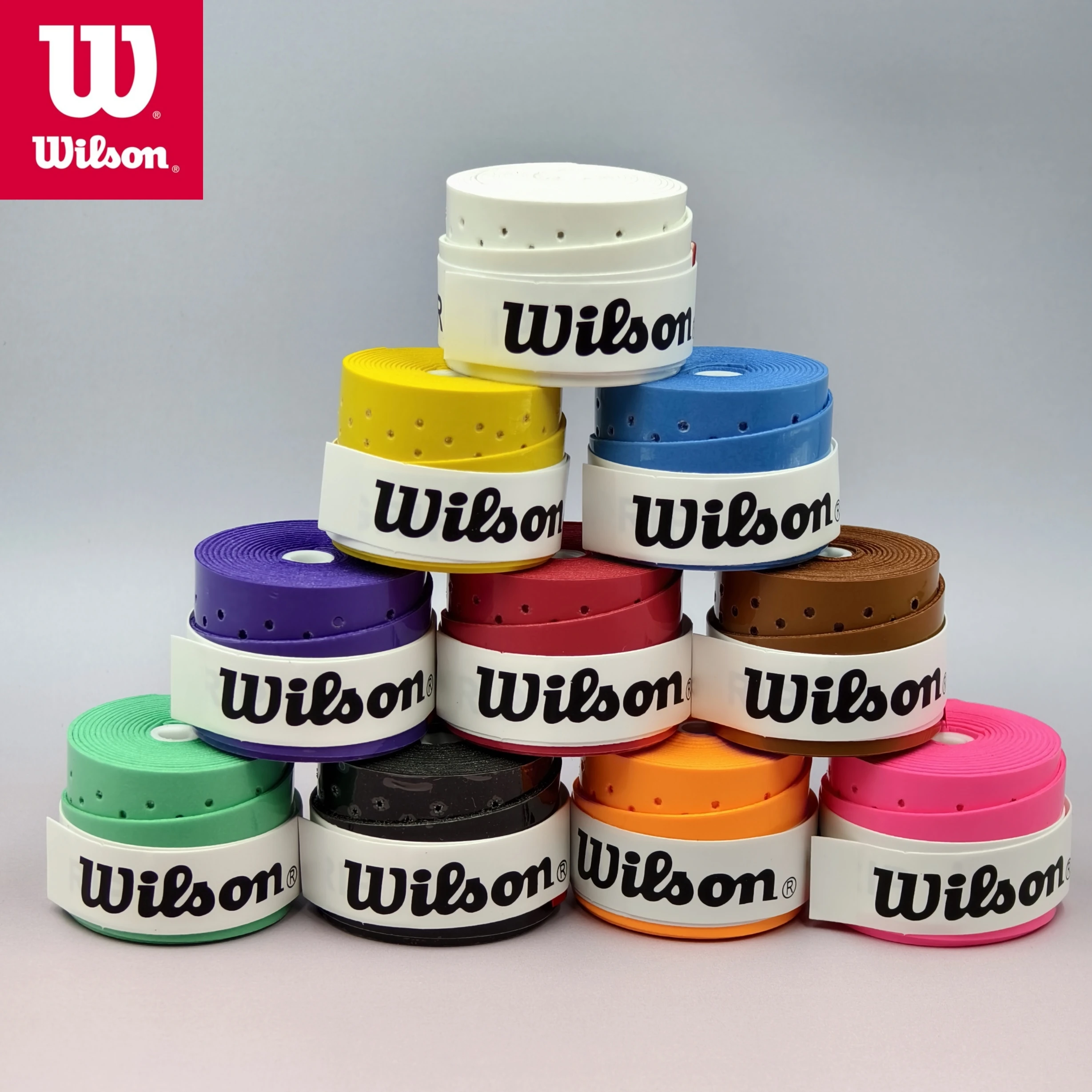 Оригинальный теннисный набор 10/16/32/92/162Wilson, теннисная ракетка для бадминтона, тренировочные аксессуары, впитывающая пот упаковка, ручка для бадминтона Спортивные ракетки