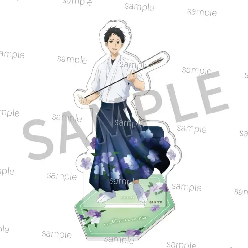 Фото Tsurune: Kazemai High School Archery Club Plate Desk Decor Narumiya Minato Стенд Коллекция Орнамент Takehaya Seiya Акриловая кукла №2