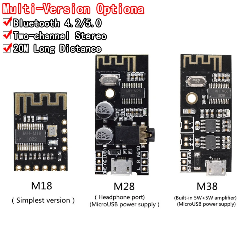 MH-MX8 MP3 декодер плата Bluetooth 4,2 5,0 аудио модуль без потерь стерео DIY ремонт Lautsprecher Hohe Fidelity HIFI