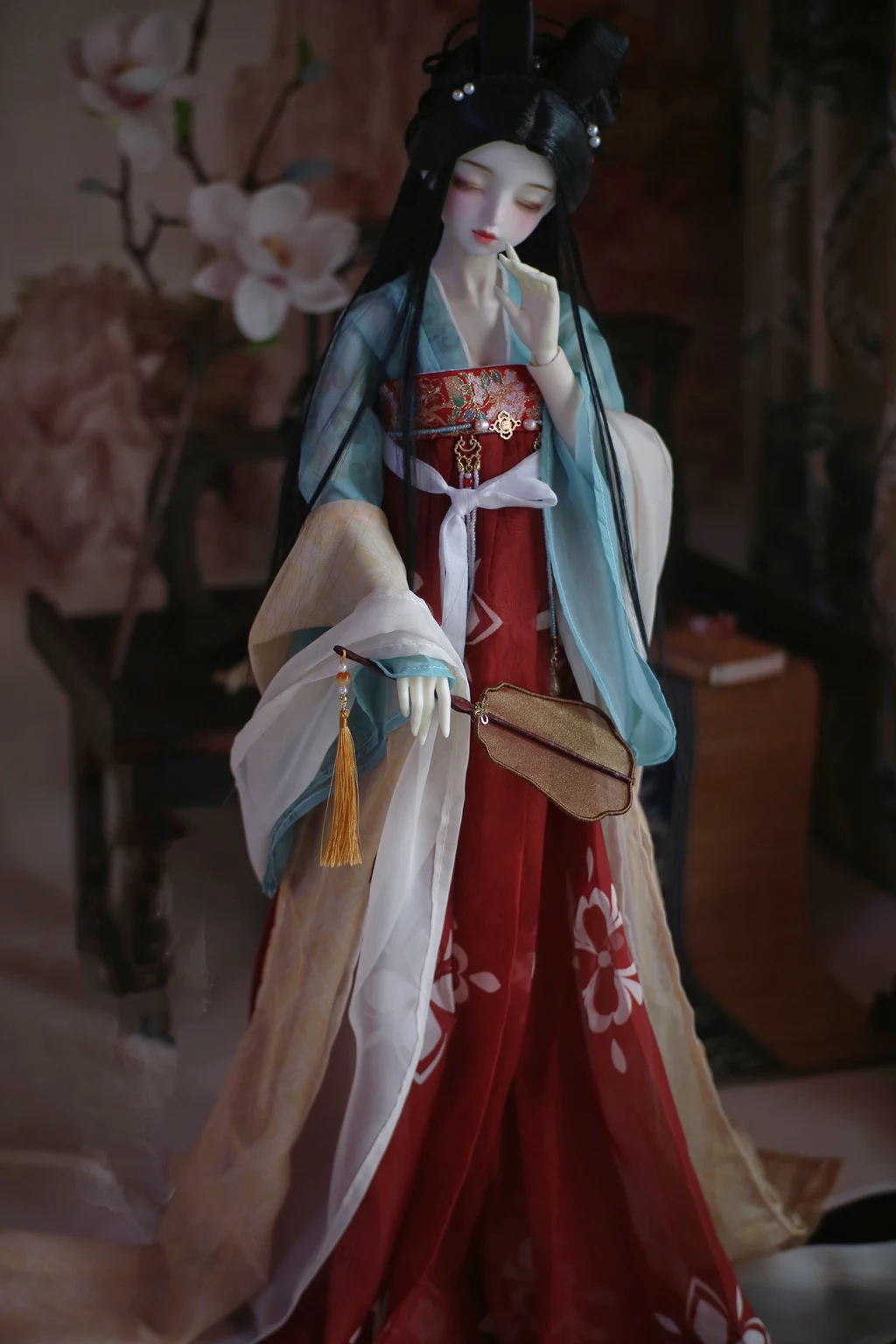 1/4 1/3 весы BJD, древний костюм, китайское платье феи Hanfu, наряд для BJD/SD MSD SD13, аксессуары для кукол больших девочек A1236