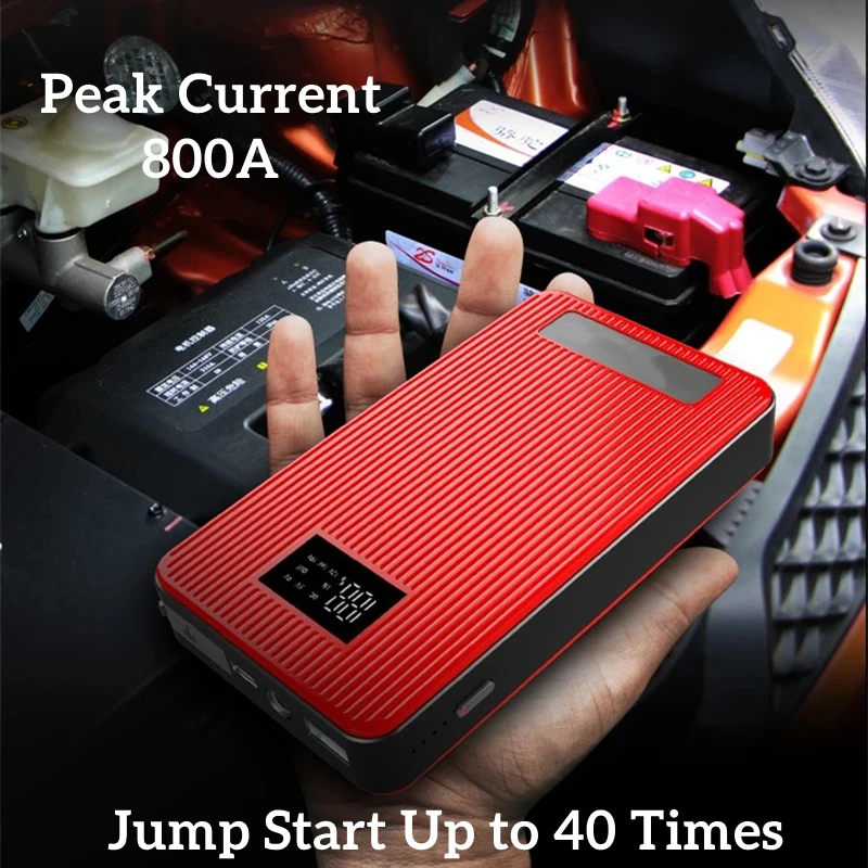 GKFLY портативный скачок Stater Handhelp Power Bank аварийное пусковое устройство Автомобильный Аккумулятор Booster для бензина под 4.0L & дизель 3.0L