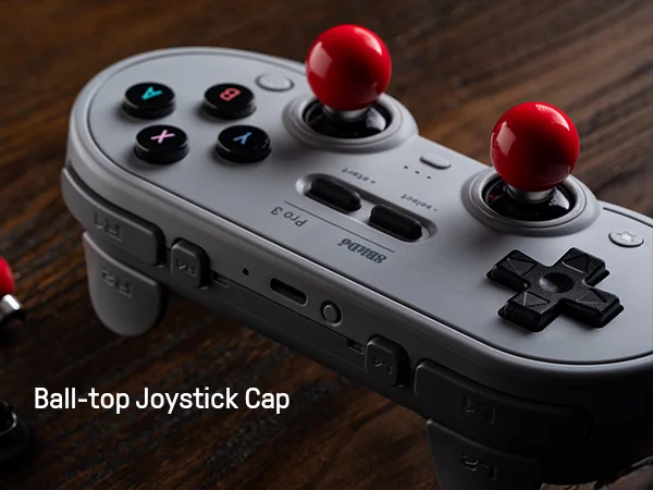 Фото Bluetooth-контроллер 8BitDo Pro 3 для коммутатора 1/2 Windows, Apple, SteamOS с джойстиками TMR, переключаемыми триггерами, заменой кнопки №5