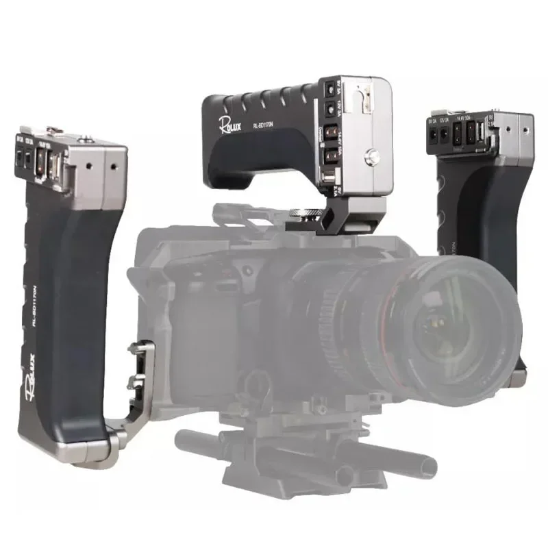 Лидер продаж ROLUX RL-BD1170N аккумуляторная ручка, верхняя ручка для Bmpcc 4K 6K, клетка для камеры, ручка питания, аккумуляторная ручка