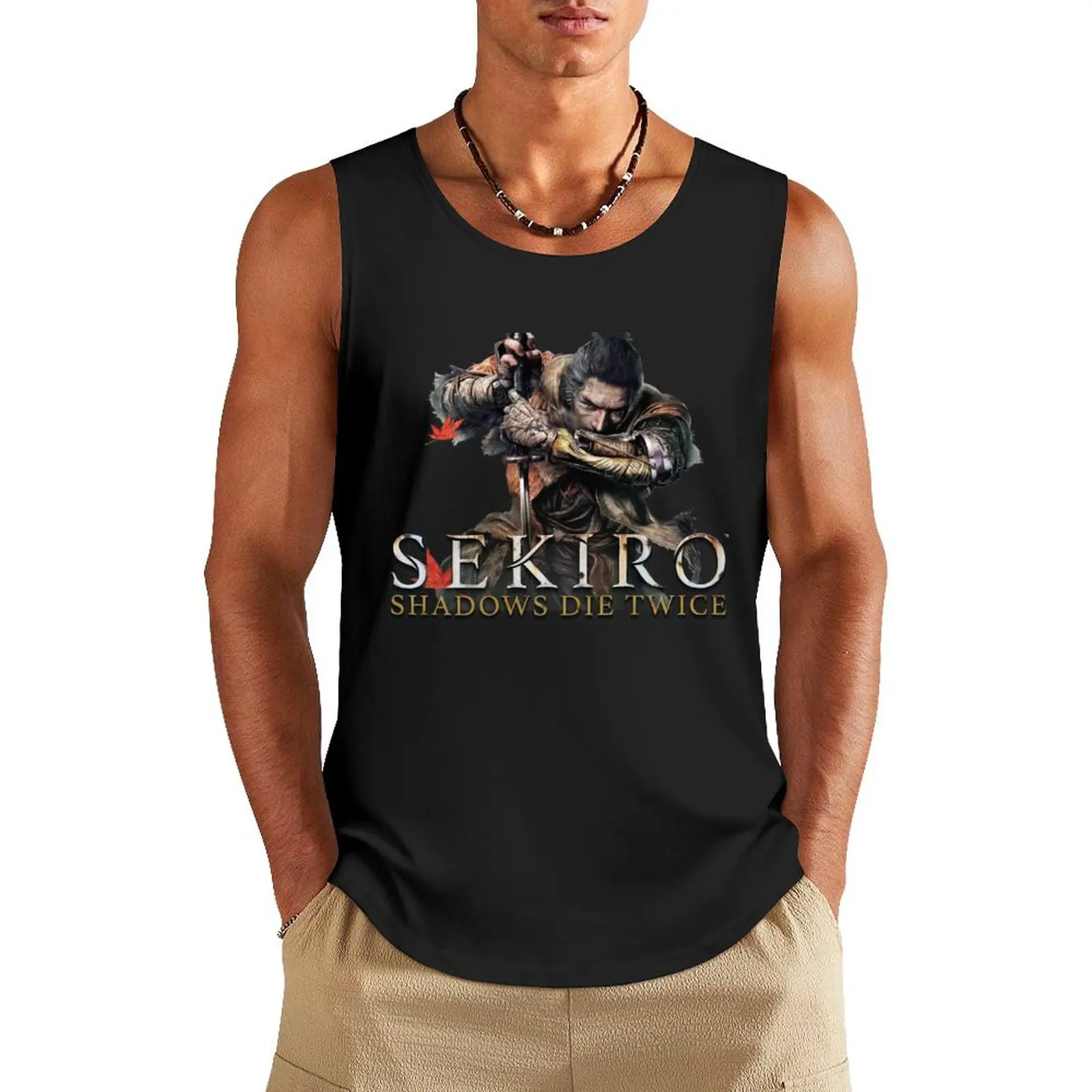 Sekiro: Shadows Die Twice Tank Top одежда для мужчин летняя летняя одежда футболка для мужчин