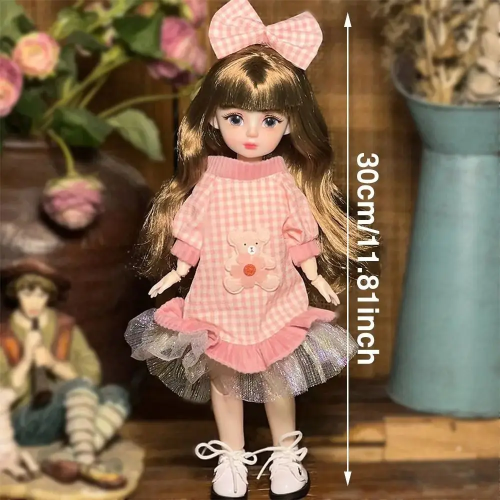 1 комплект 16 SD 30 см кукла Bjd с одеждой, длинные волосы и париком, макияж, платье принцессы, куклы BJD, элегантные привлекательные глаза (art.: 3920d015db0c7) - 3920d015db0c7