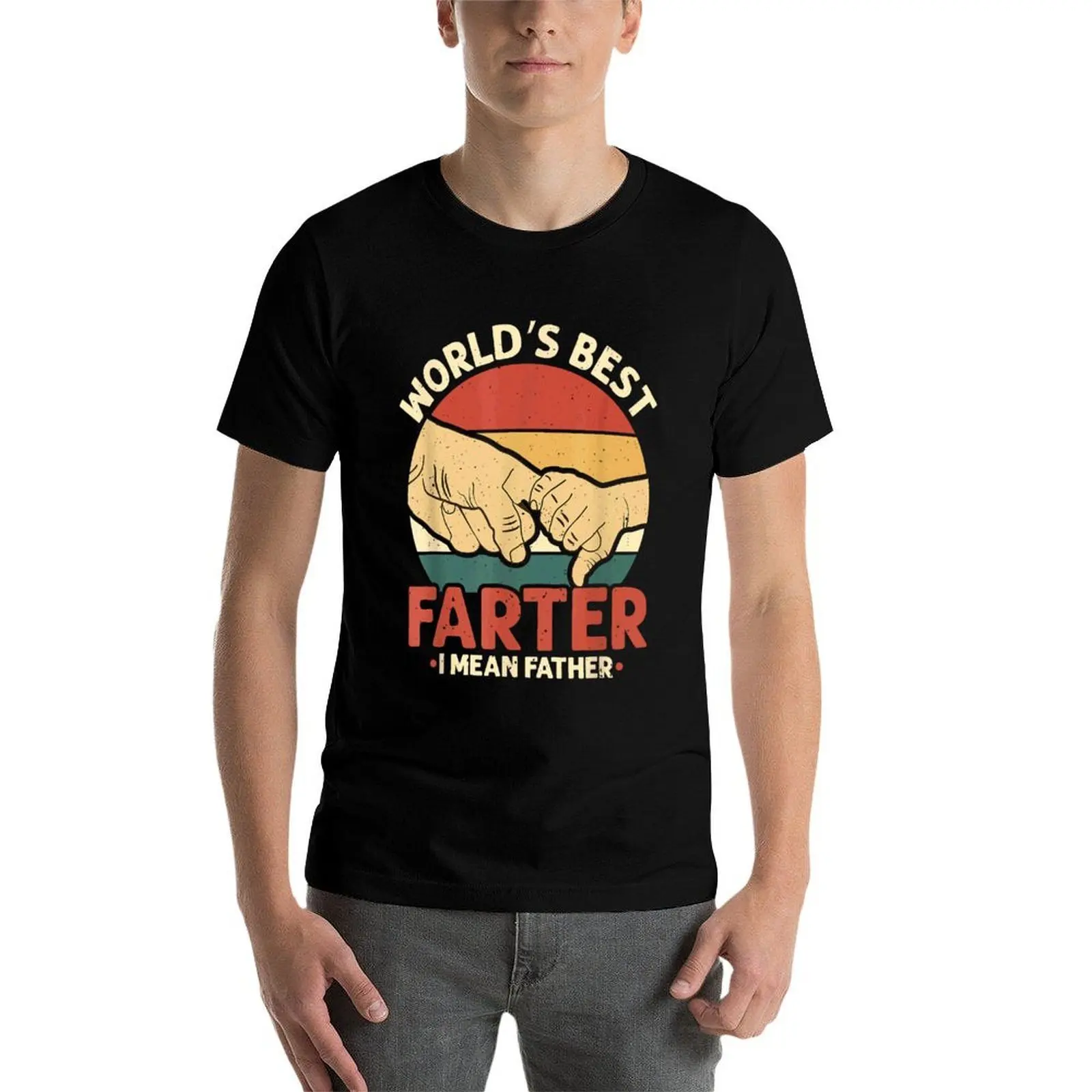 Фото Лучшая в мире забавная рубашка Farter Ever I Mean Father, подарок от сына и дочери, рубашка в подарок на день отца, забавная футболка Father Da №4