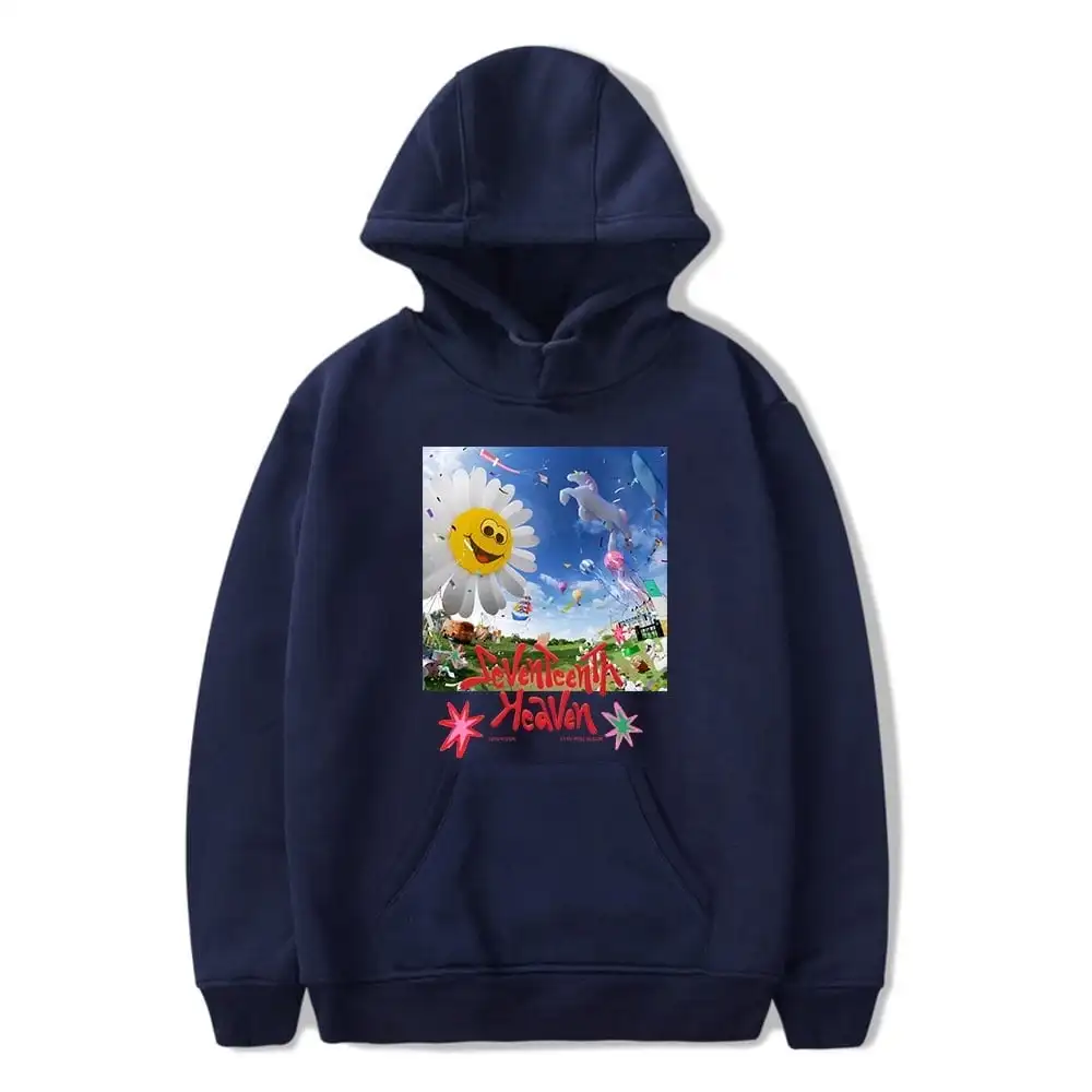 Толстовка Seventeen 11TH MINI ALBUM Merch Толстовка с длинными рукавами KPOP Толстовка унисекс