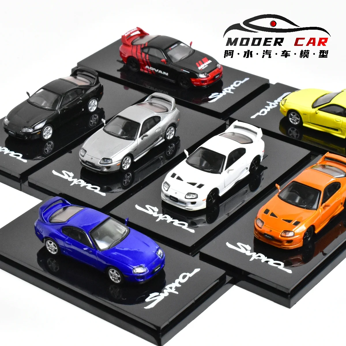 Хобби японский HJ 1:64 SUPRA A80 JZA80 литая под давлением модель автомобиля