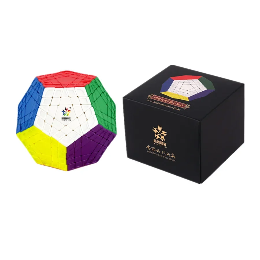 YuXin Gigaminx HuangLong Magic Cube Megamin 5x5 Megaminxed Dodecahedron Развивающие игрушки Развивающие игрушки для взрослых Игры и головоломки