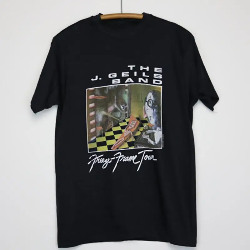 Футболка J Geils Band Freeze Frame Tour 1981 года, черная, размеры от S до 5XL FA974