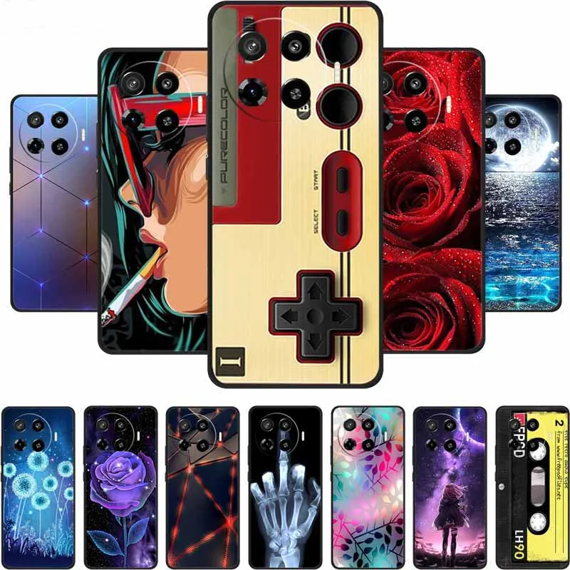 Чехол для телефона Tecno Spark 20 Pro Plus Camon 30 Premier Camon 30S 30 S Pro, чехол Camon30 Pro Coque, черный силиконовый мягкий чехол на заднюю панель