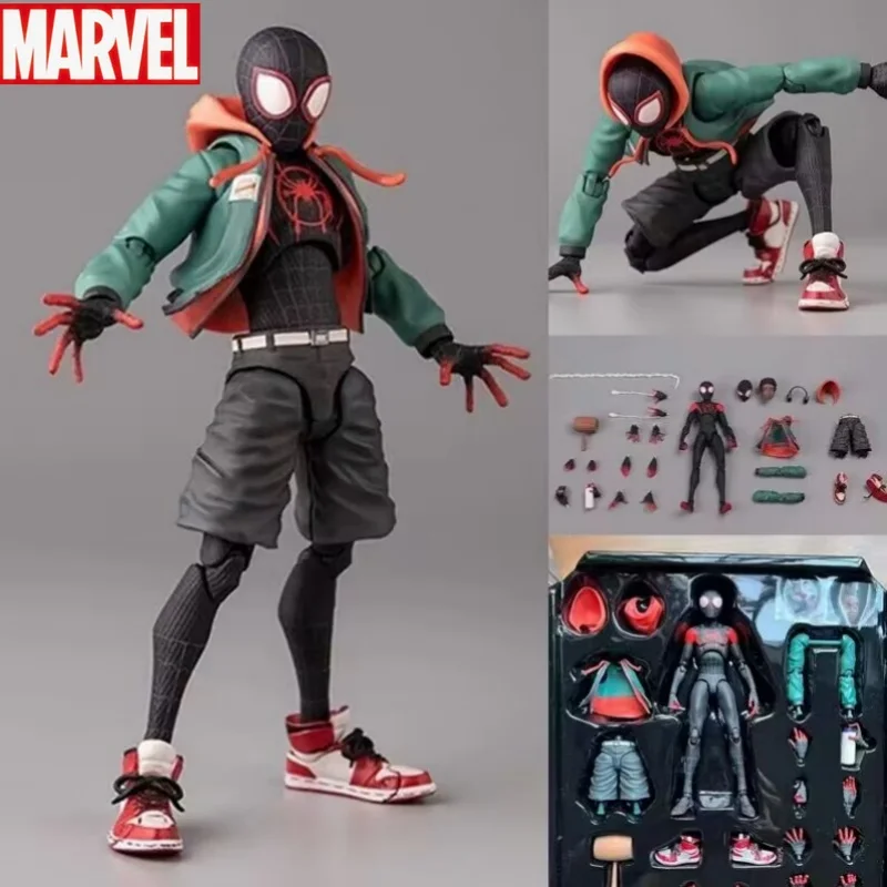 Экшн-фигурки Sv Человек-паук Майлс Моралес коллекция героев Marvel Человек-паук Фигурки героев мультфильмов игрушки-модели
