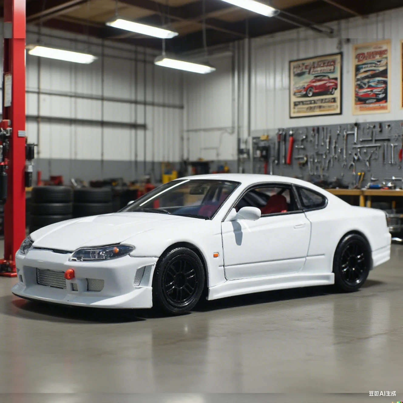 WELLY 1:24 Nissan Silvia S15 автомобиль из сплава, литье под давлением и игрушечный транспорт, модель автомобиля, миниатюрная масштабная модель автомобиля, игрушка для детей