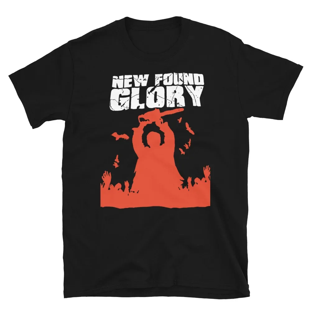 Футболка NEW FOUND GLORY с изображением бензопилы, поп-панк, эмо-группы