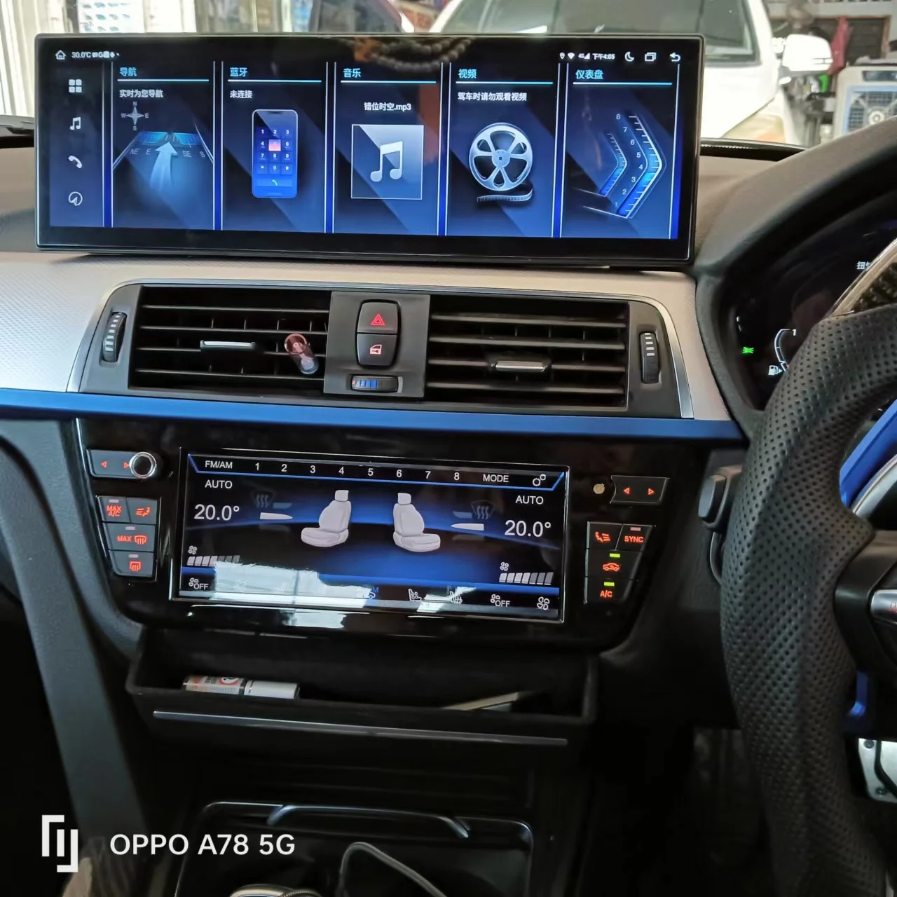 Фото 14,9-дюймовый автомобильный авторадио Android 14 для BMW 3/4 серии GT F30 F31 F32 F33 F34 F35 F36 2013-2019 Беспроводная головка Carplay 4G Wi-Fi GPS №2