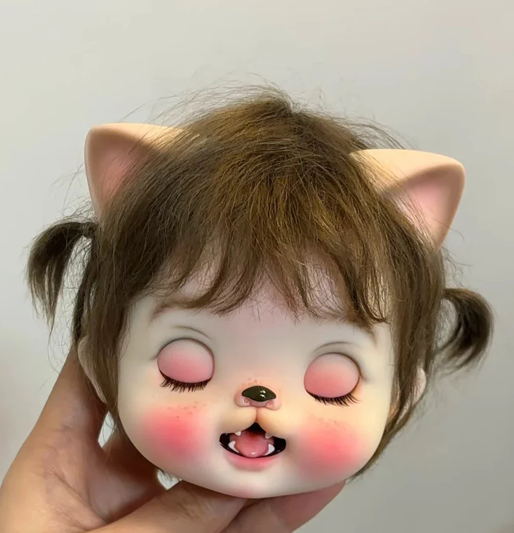 Новый SD BJD Doll1/6 bingyu, смоляная голова животного, большая голова, кукла, художественная модель, высокое качество, игрушка, сделай сам, макияж, в наличии для девочек, бесплатная доставка