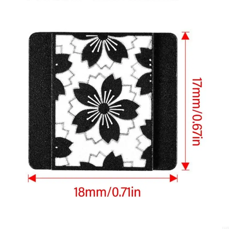 F68B Universal Metal Metal Hot Shroaterors Dust Cover с цветочным рисунком (art.: 3920cc46b9deb) - 3920cc46b9deb
