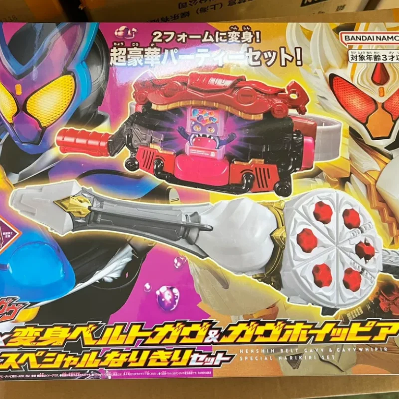 Фото Подлинная Bandai Dx Kamen Rider Gavv King Of Cake Whipir, аксессуары для первичного армирования, модель аниме Busheli, игрушки, креативные подарки №3