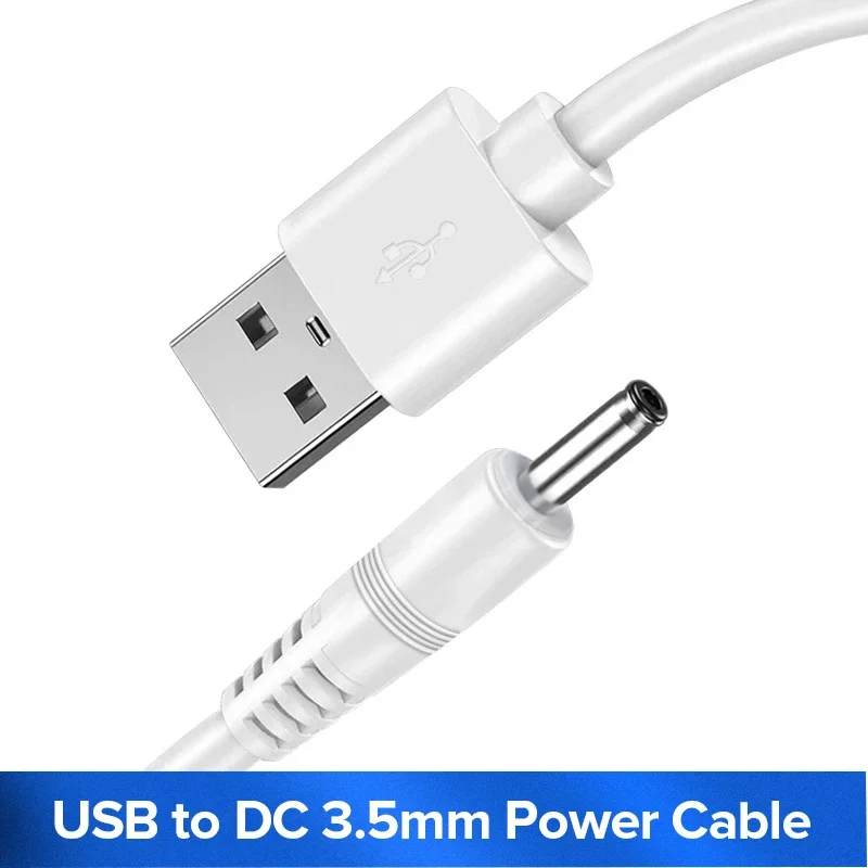 1,35*3,5 мм USB-DC 3,5 мм Кабель питания 5 В Кабель зарядного устройства Шнур Быстрый разъем для концентратора USB-вентилятора Лампа Адаптер с круглым отверстием