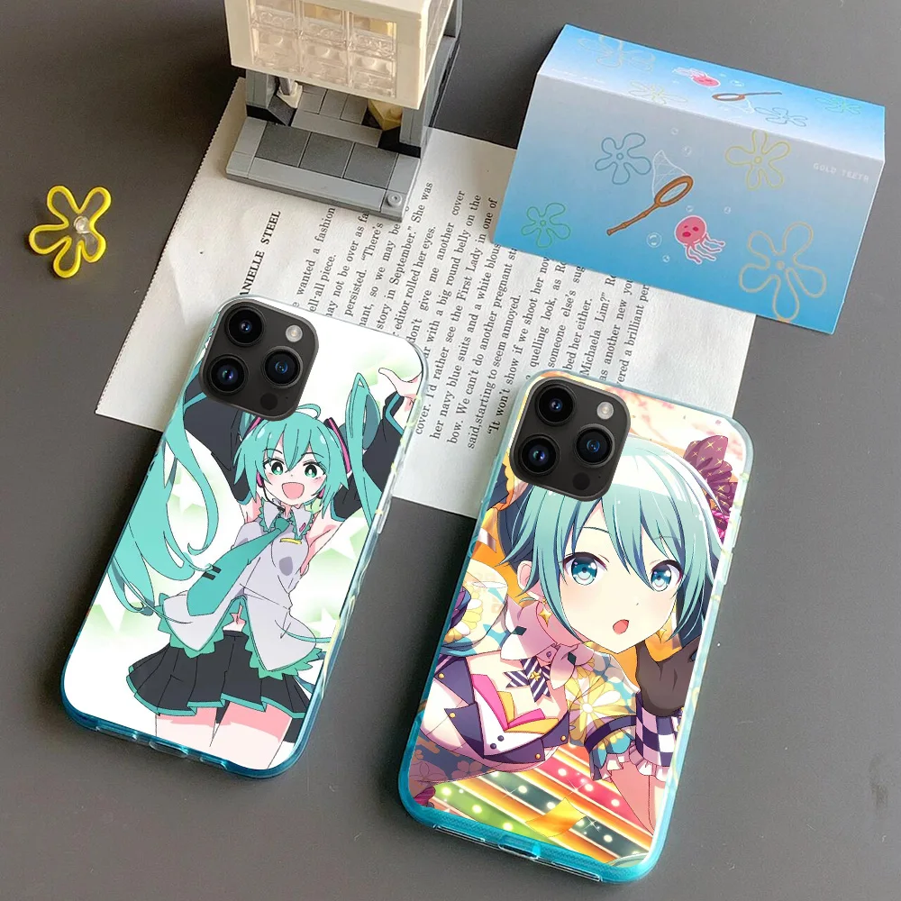 WDA-16 Hatsune -Miku Transparent Silicone Case For Moto G G4 5 6 7 8 Edge 20 Power Play Stylus Plus (art.: 3920ca8d70304) - 3920ca8d70304