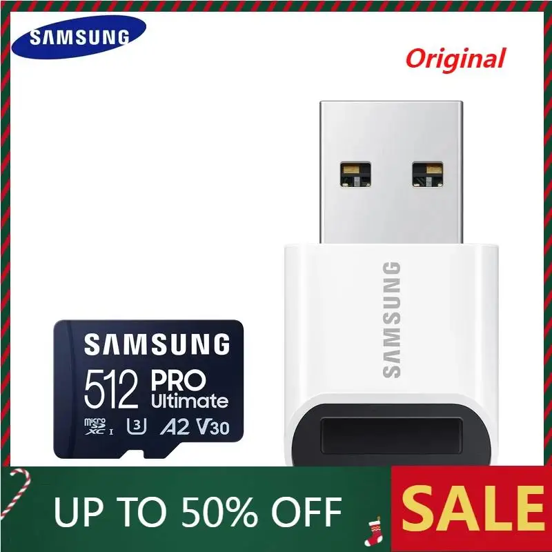 Фото 100% оригинальная карта памяти SAMSUNG TF PRO MicroSDXC 512 ГБ 256 ГБ 128 ГБ считывателем V30 A2 TF-карта 200 МБ/с для дрона №2