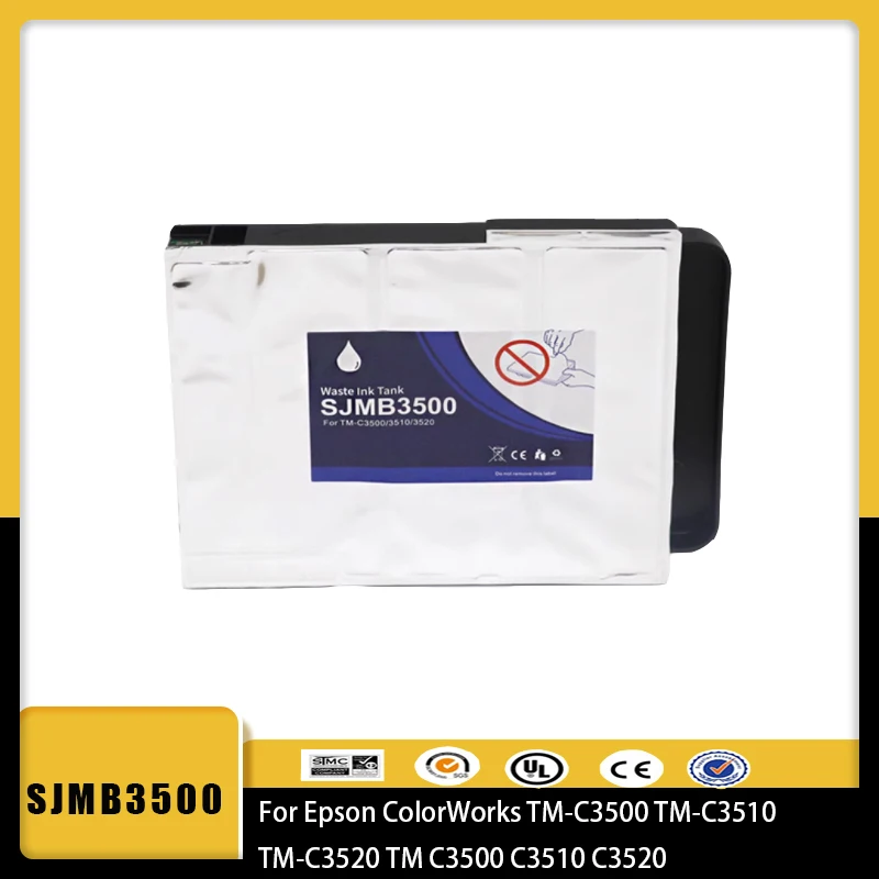 vilaxh SJMB3500 Коробка для обслуживания C33S 020580   Резервуар для отработанных чернил для Epson ColorWorks TM-C3500 TM-C3510 TM-C3520 TM C3500 C3510 C3520