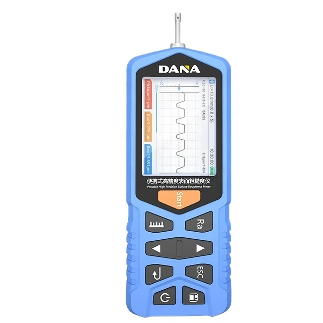 DANA-S360 Профессиональный портативный высокоточный цифровой тестер шероховатости поверхности, измеритель гладкости ndt Ra Rz Rt Rq Ndt