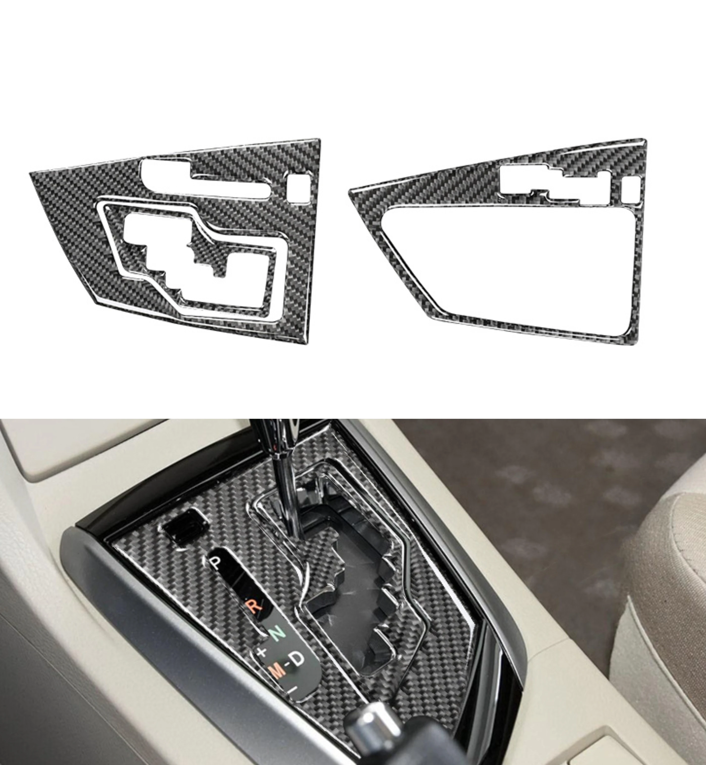 Наклейка на внутреннюю отделку автомобиля, детали для Toyota Corolla 2014, 2015, 2016, 2017, 2018, углеродное волокно