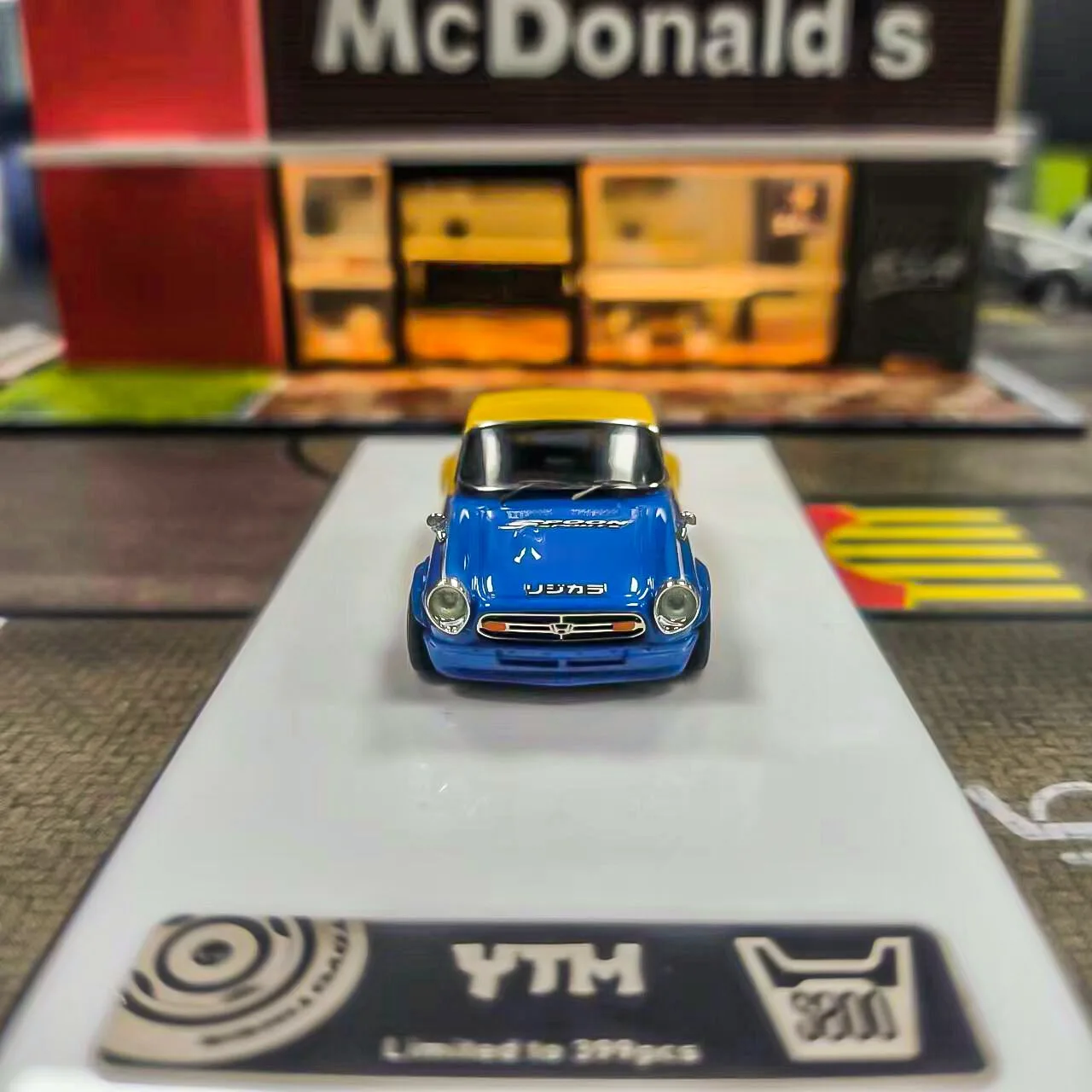 YTM 1:64 S800 Ложка Классическая гоночная спортивная модель Смола Коллекционный автомобиль (art.: 3920ce52eb273) - 3920ce52eb273