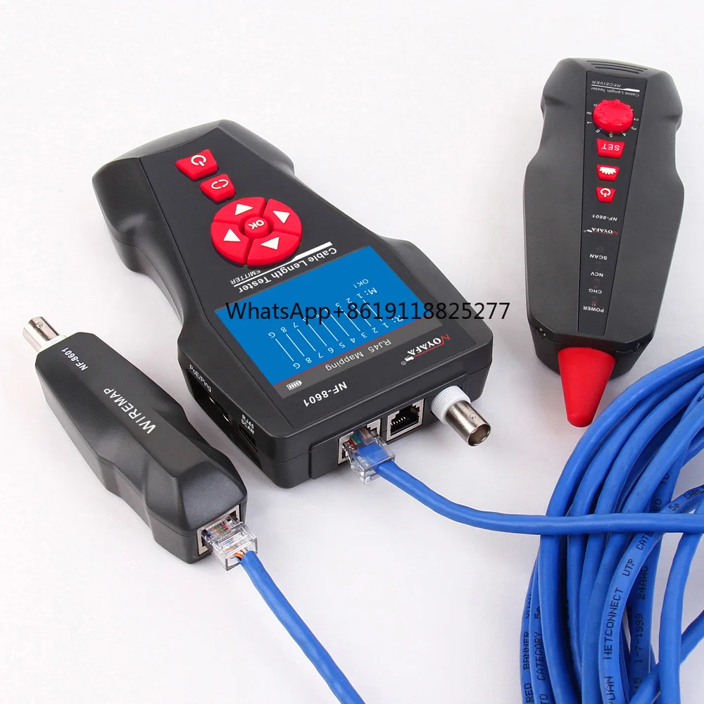 Справочный тестер сетевых кабелей Lan Ethernet, тестер кабеля Rj45 Utp Stp, диагностика тона, трассировщик, полнофункциональный тестер кабеля, электронный