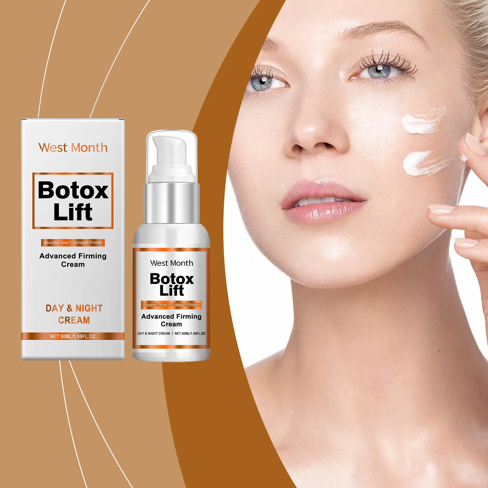 Фото Укрепляющий крем Botox Lift — дневной и ночной антивозрастной уход за лицом с усовершенствованной формулой — 50 мл/1,7 унции №5