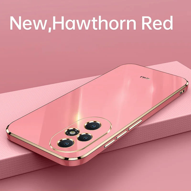 Чехол с покрытием 6D для Huawei Honor 200 Pro Lite, мягкий силиконовый защитный Роскошный чехол для телефона Honor Pro, искусственная оболочка