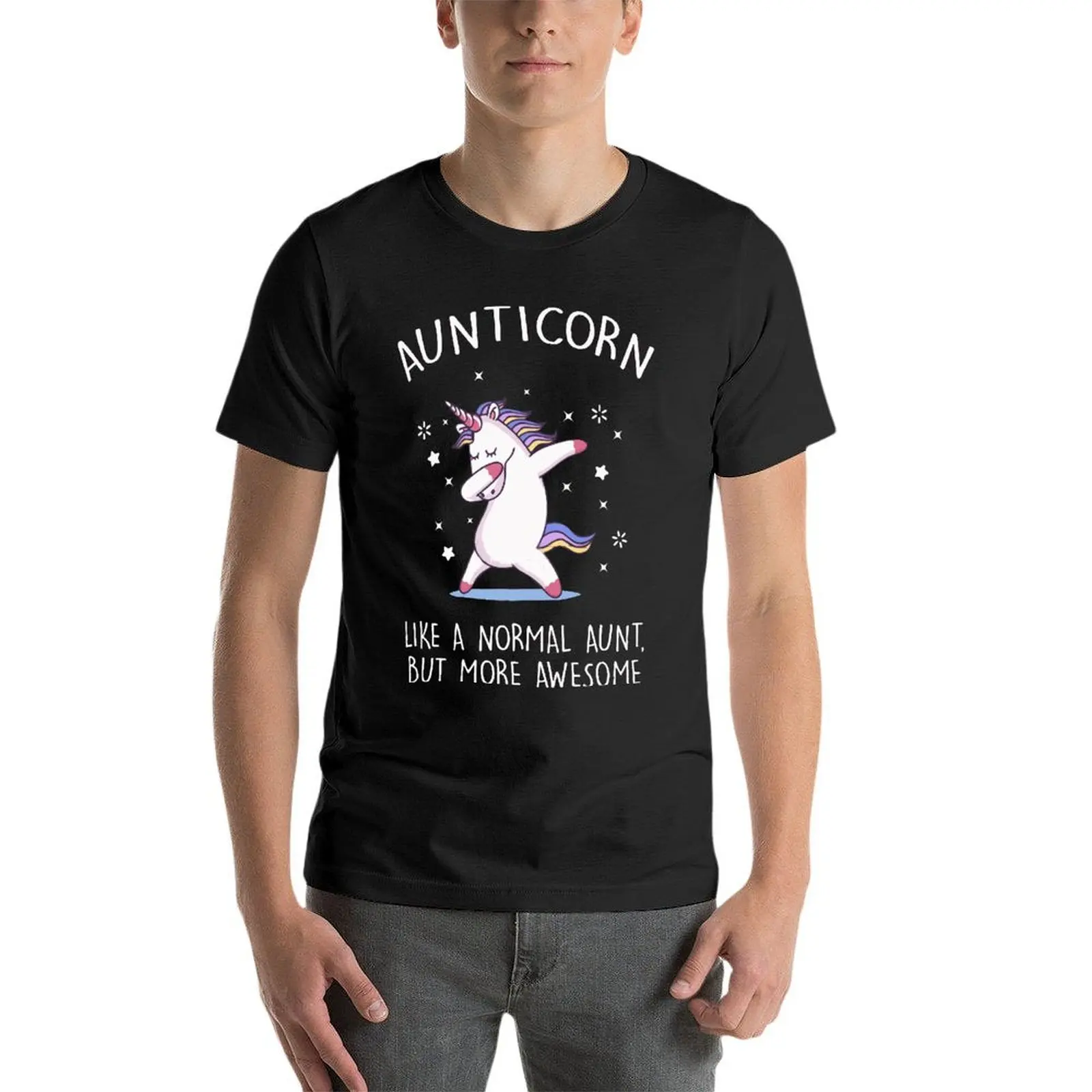 Футболка Aunticorn как обычная тетя, но великолепнее, размер d, мужская одежда в стиле Харадзюку, уличная одежда с коротким рукавом, топы большого...