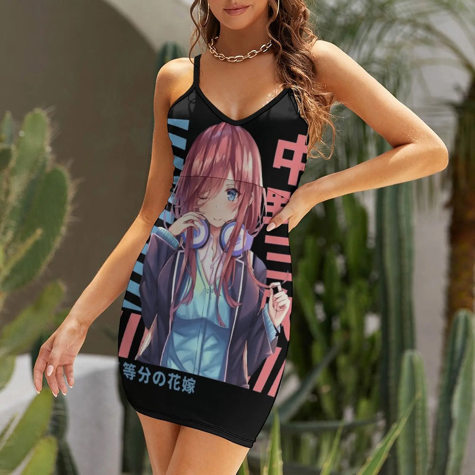 Экзотическое платье Мику Накано 5 Toubun No Hanayome 11, забавное женское платье на бретельках, женское платье, забавная новинка, платье на бретелях для вечеринок (art.: 3920d21ecce5d) - 3920d21ecce5d