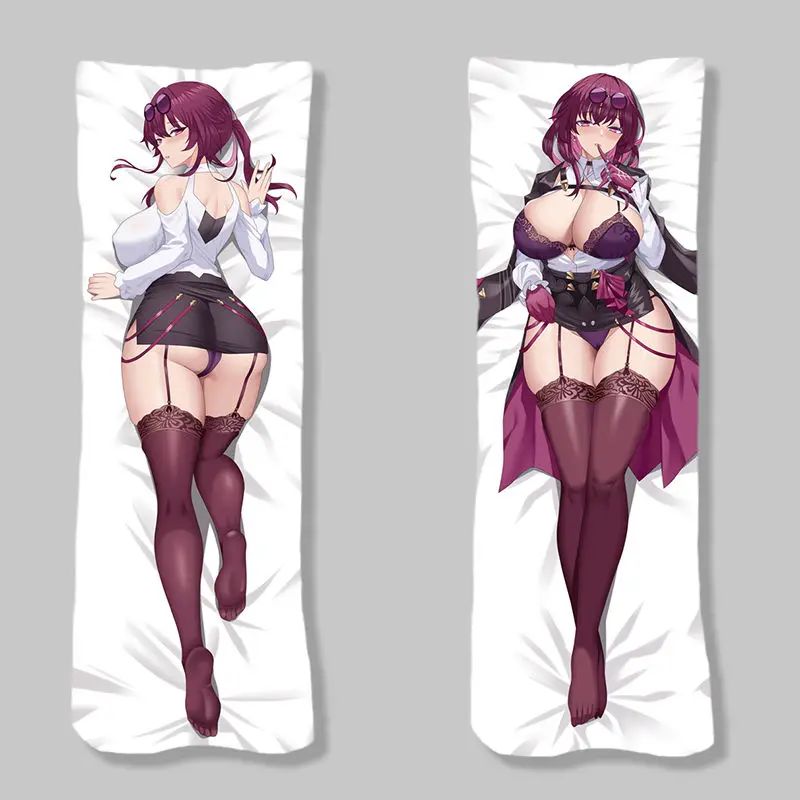 Фото Подушка Dakimakura в стиле аниме, рандомная двухсторонняя наволочка с принтом в натуральную величину, можно заказать подарок №5