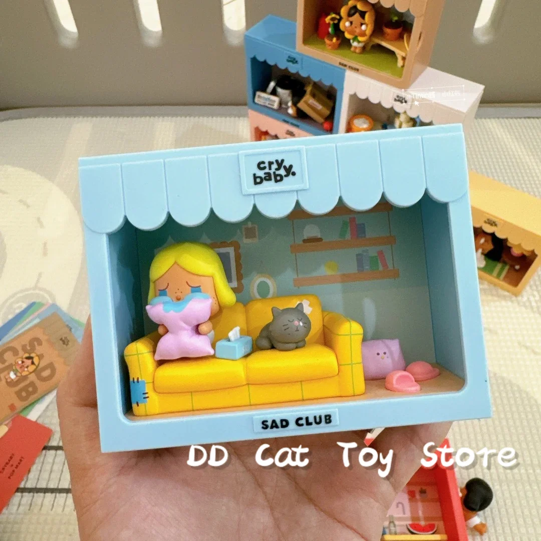 Оригинальные наборы сцен Crybaby Sad Club Series, слепая коробка, аниме-фигурка, загадочная коробка, милая фигурка, плак, детская мультяшная игрушка, подарок-сюрприз (art.: 3920cd91f98f8) - 3920cd91f98f8