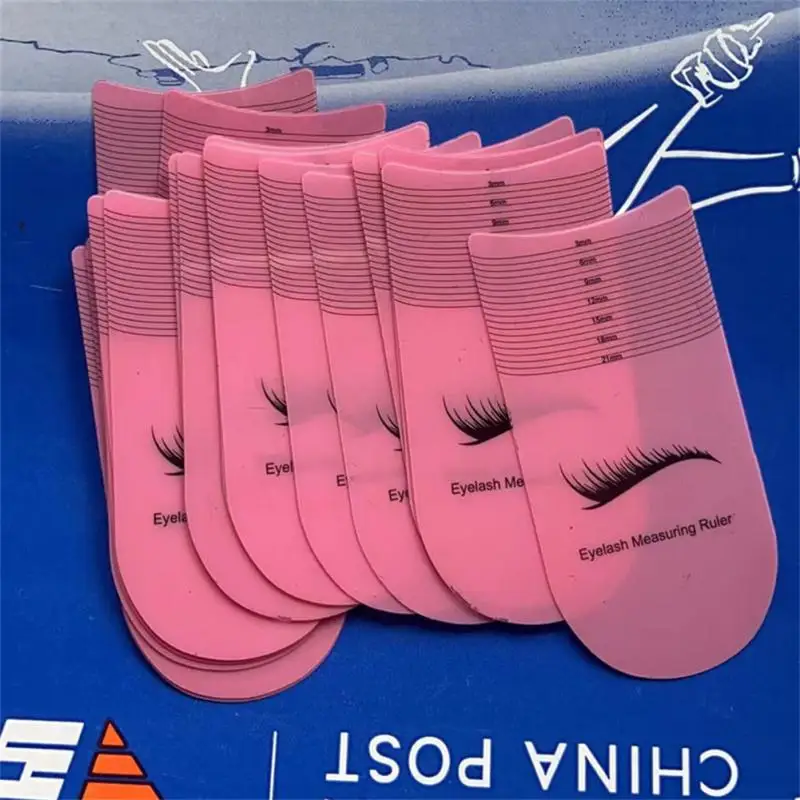 Soft Plastic Durable Professional Versatile Accurate Portable Eyebrow Shaping Tool Eyelash Measurement Eyelash Extension Precise