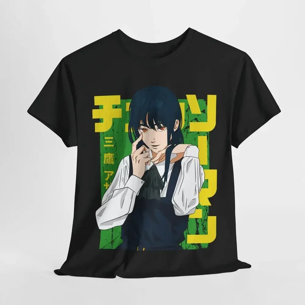 Рубашка Asa Mitaka, аниме футболка, похита макима манга Otaku Denji