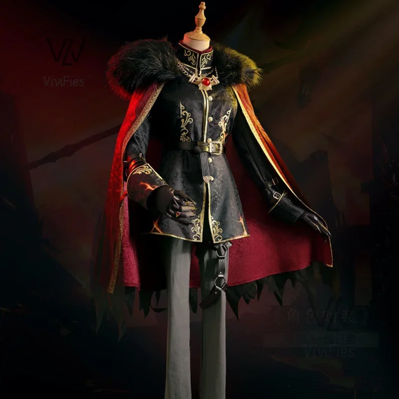 Фото 2025 аниме игра Identity V косплей ночные часы косплей костюм Morningstar Ithaqua косплей мужской костюм парик обувь на Хэллоуин №5