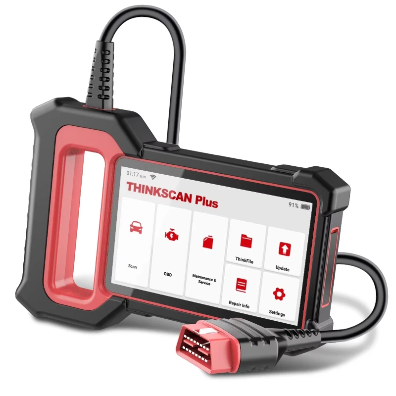 ThinkScan Plus S5 Автоматический сканер OBD2 ABS SRS ECM TCM Автомобильный сканер Мультисистема Сканер считывания кодов Obd 2