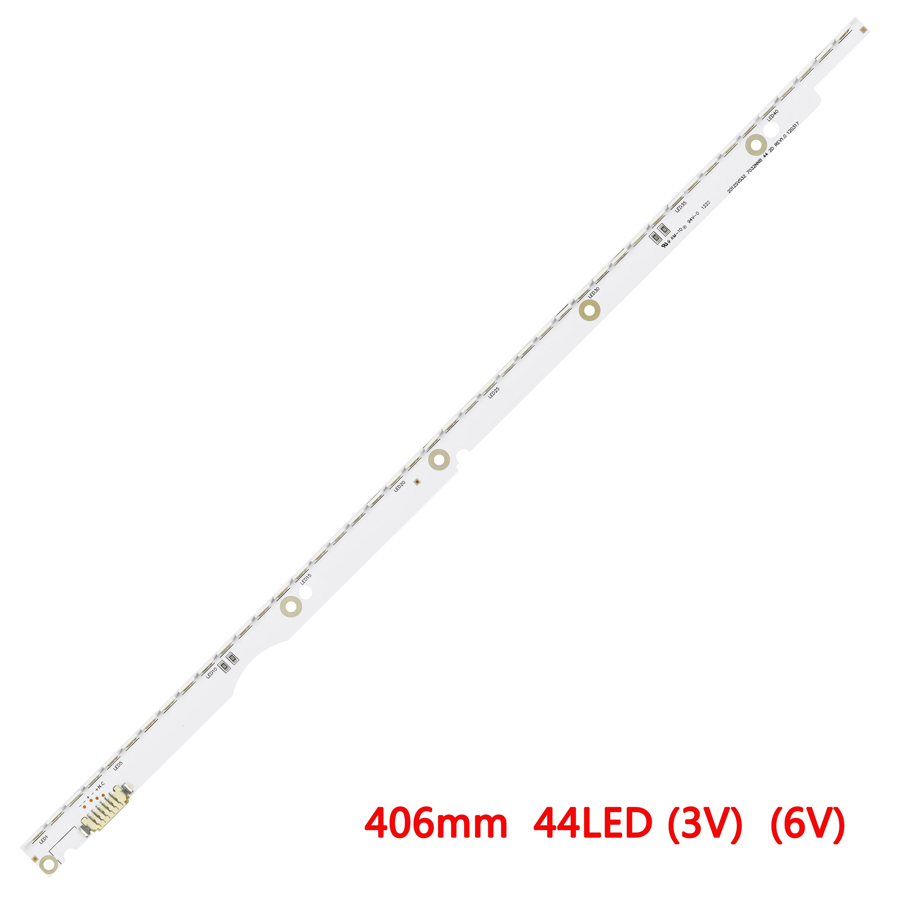Новая светодиодная лента 406 мм 44LED для UE32ES5500KXXU UE32ES5507 UE32ES5537V UE32ES6727U UE32ES6760 LTJ320HW04-V SLED 2012SVS32 7032NNB