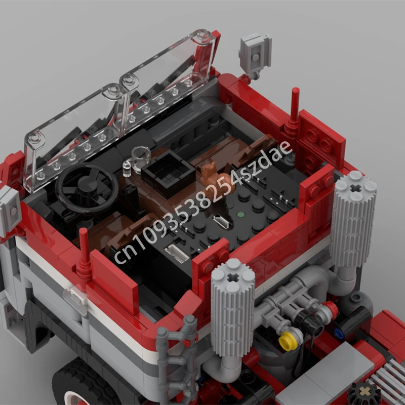 Фото 1664 шт. MOC Transporter Scania 141 V8 1:21 технология модели строительные блоки штабелируемые кирпичи креативная детская игрушка в подарок Diy образовательные №2