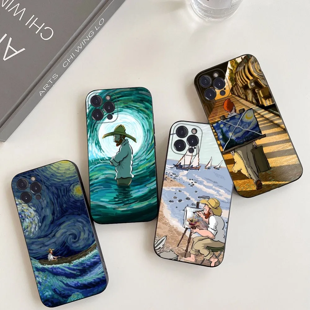 Чехол для телефона с изображением Винсента Виллема ван гога для iPhone 14 11 12 13 Mini Pro XS Max 6 7 8 Plus X XR SE 2020