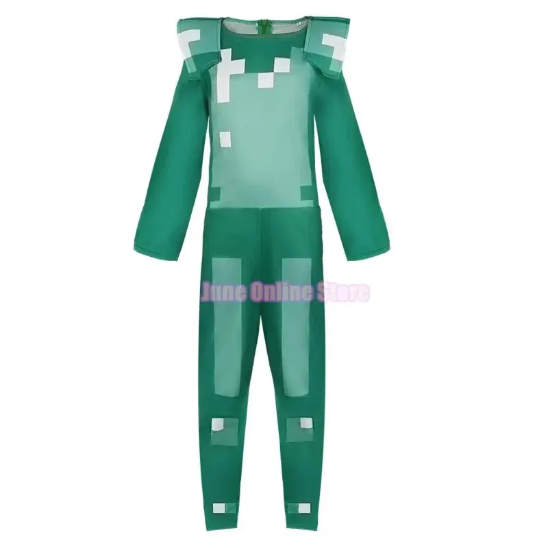 Фото Детский лучший подарок Purim Games Diamond Armor Alex, игровой персонаж Стива, комплект для косплея, костюмы на Хэллоуин для мальчиков LR6290b; 4.f'7;j,3' №2