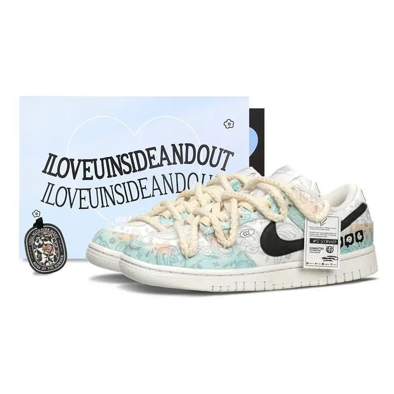 【Настроить】Nike Dunk Обувь для скейтбординга Женские кроссовки DJ9955-100