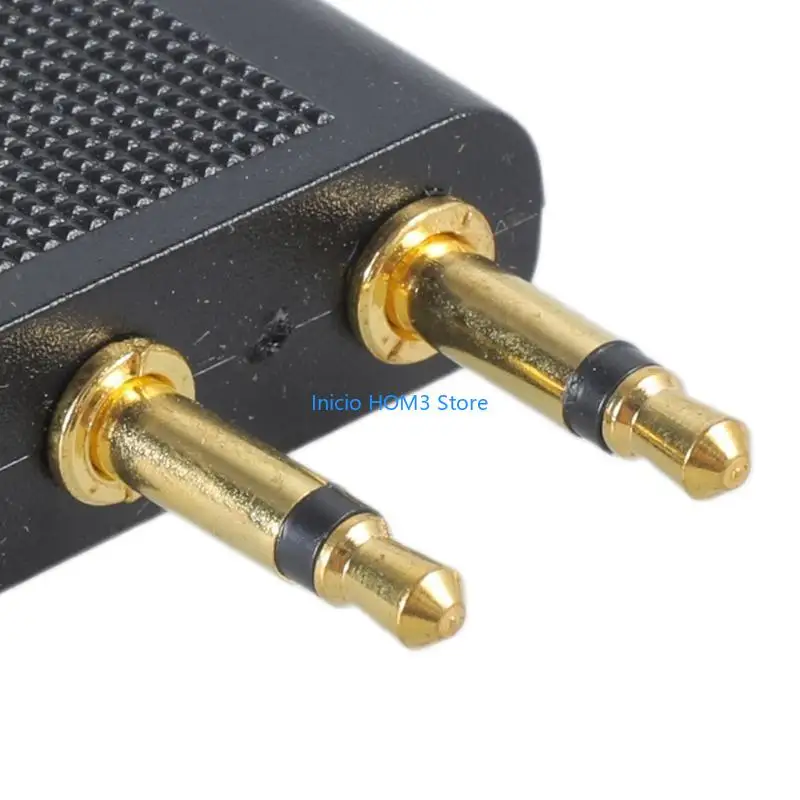 Фото A5YD Adust Adapters 3,5 мм авиационная гарнитура конвертер гарнитуры №5