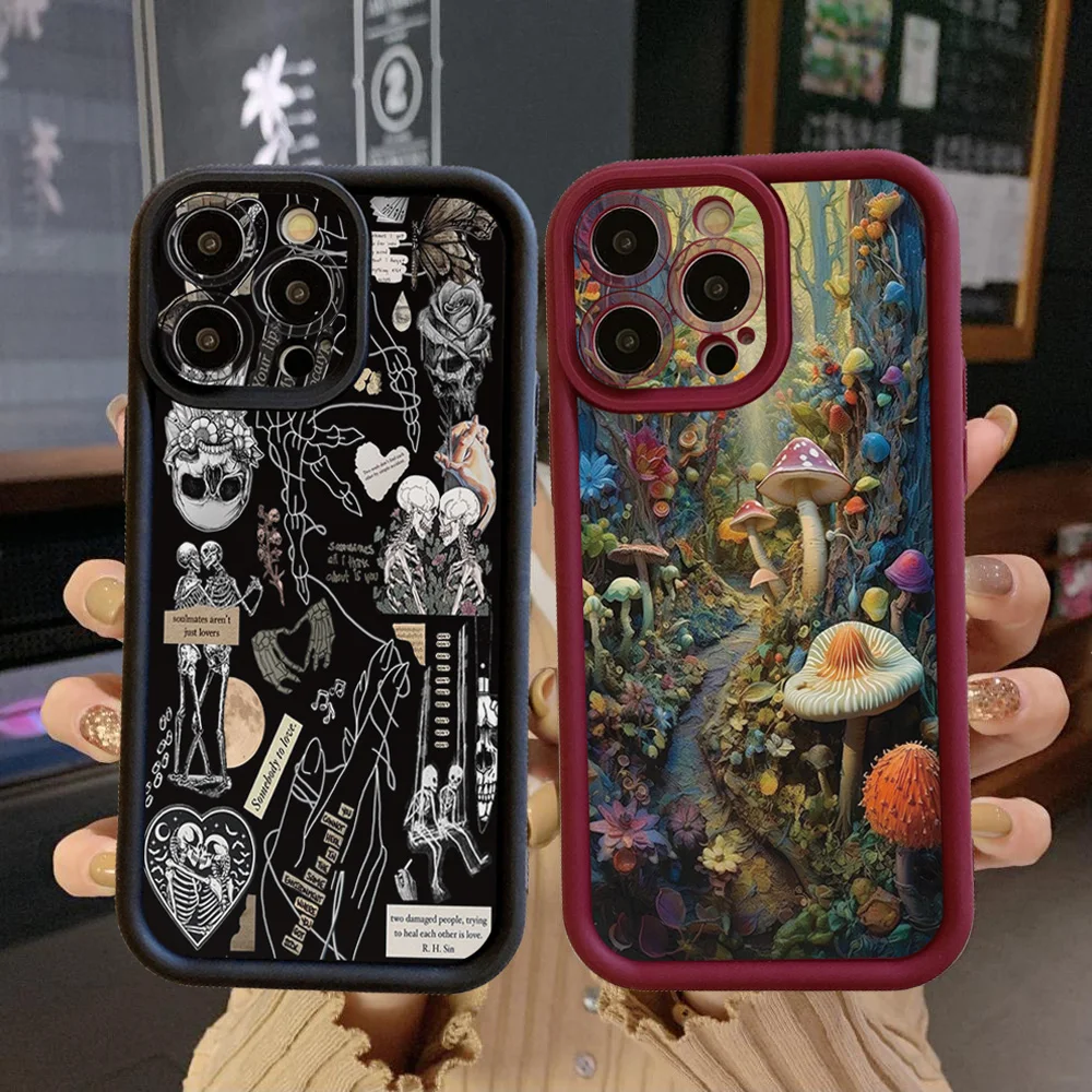 Чехол с защитой от падения для iPhone 15 Pro Max 14 Plus 13 12 11 XR 8 7 SE 2022 XS