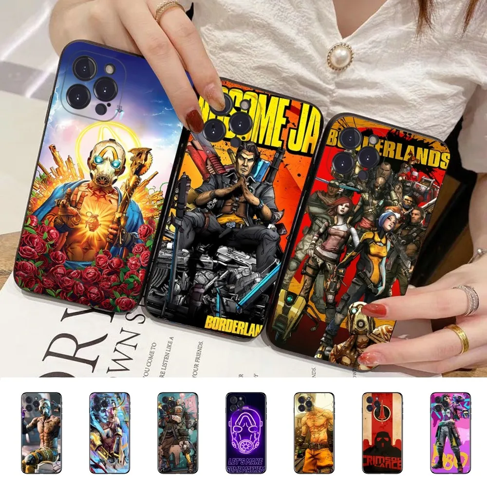 Игровой чехол для телефона B-Borderlands для iPhone 16, 15, 14, 11, 12, 13, Mini Pro XS Max, чехол 6, 7, 8 Plus X Funda Shell